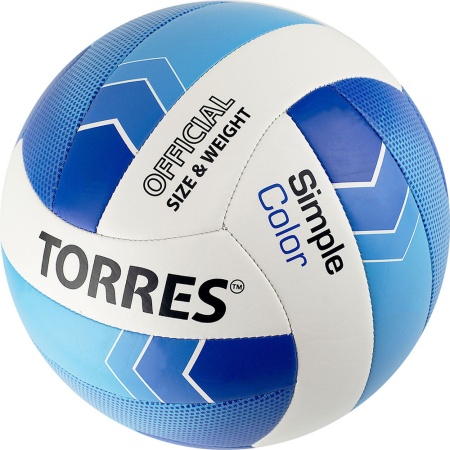 Купить Мяч волейбольный Torres Simple Color любительский р.5 в Азнакаеве 